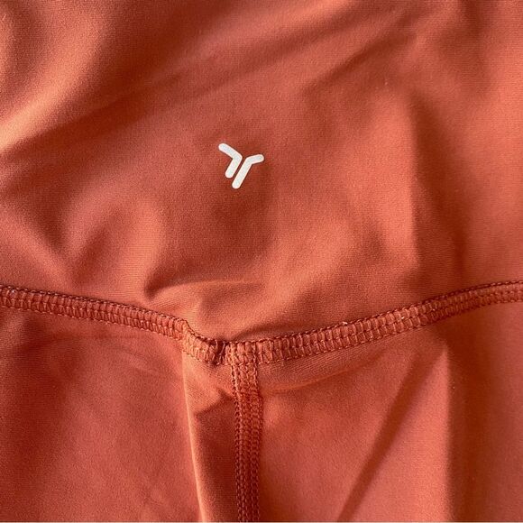 Old Navy PowerSoft Leggings and Sports Bra Set Rust 10/12 activewear workout - Picture 11 of 13